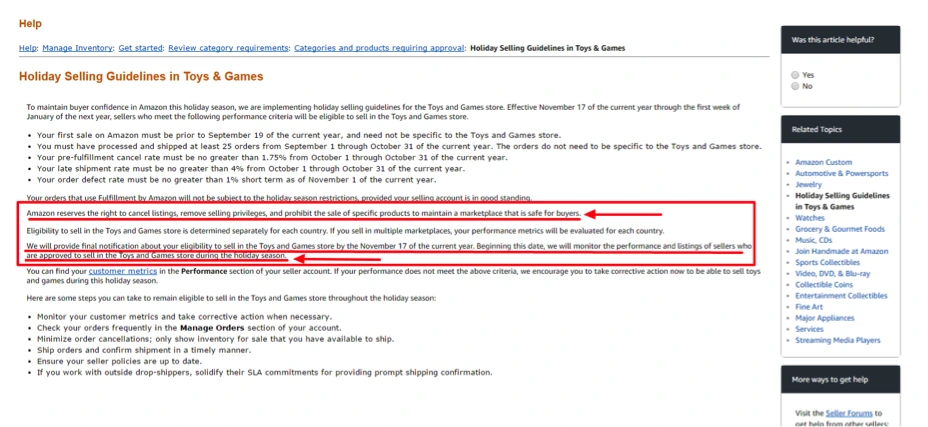 new amazon sellers