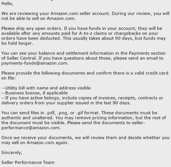 new amazon seller restrictions